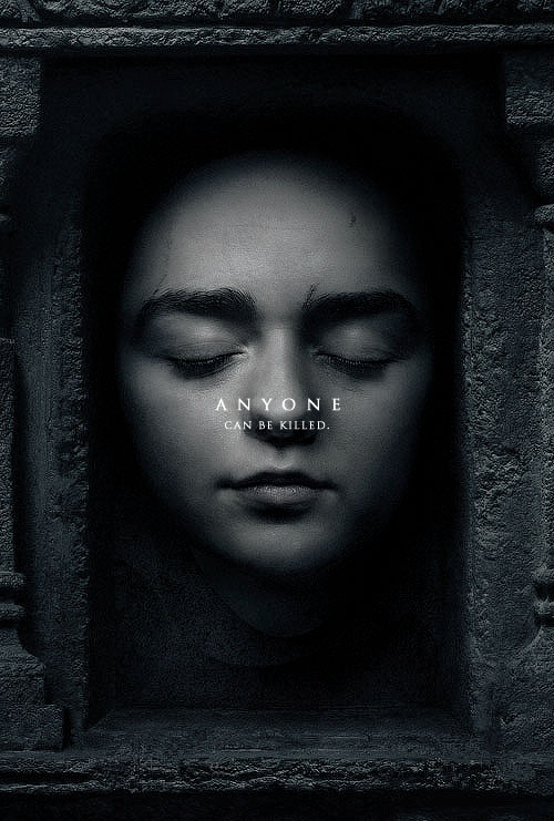 Arya Stark Cat of the Canals Hall of Faces Season 6 HBO Poster